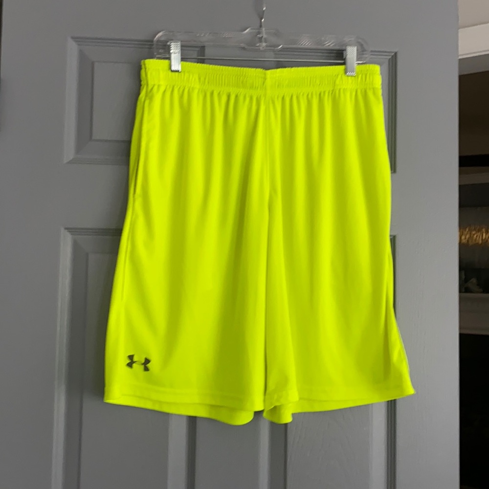 Under Armour shorts.